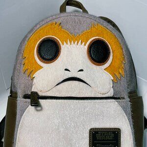 RareSDCC 2018 Exclusive Loungefly Porg Mini Backpack – Star Wars Collector Piece